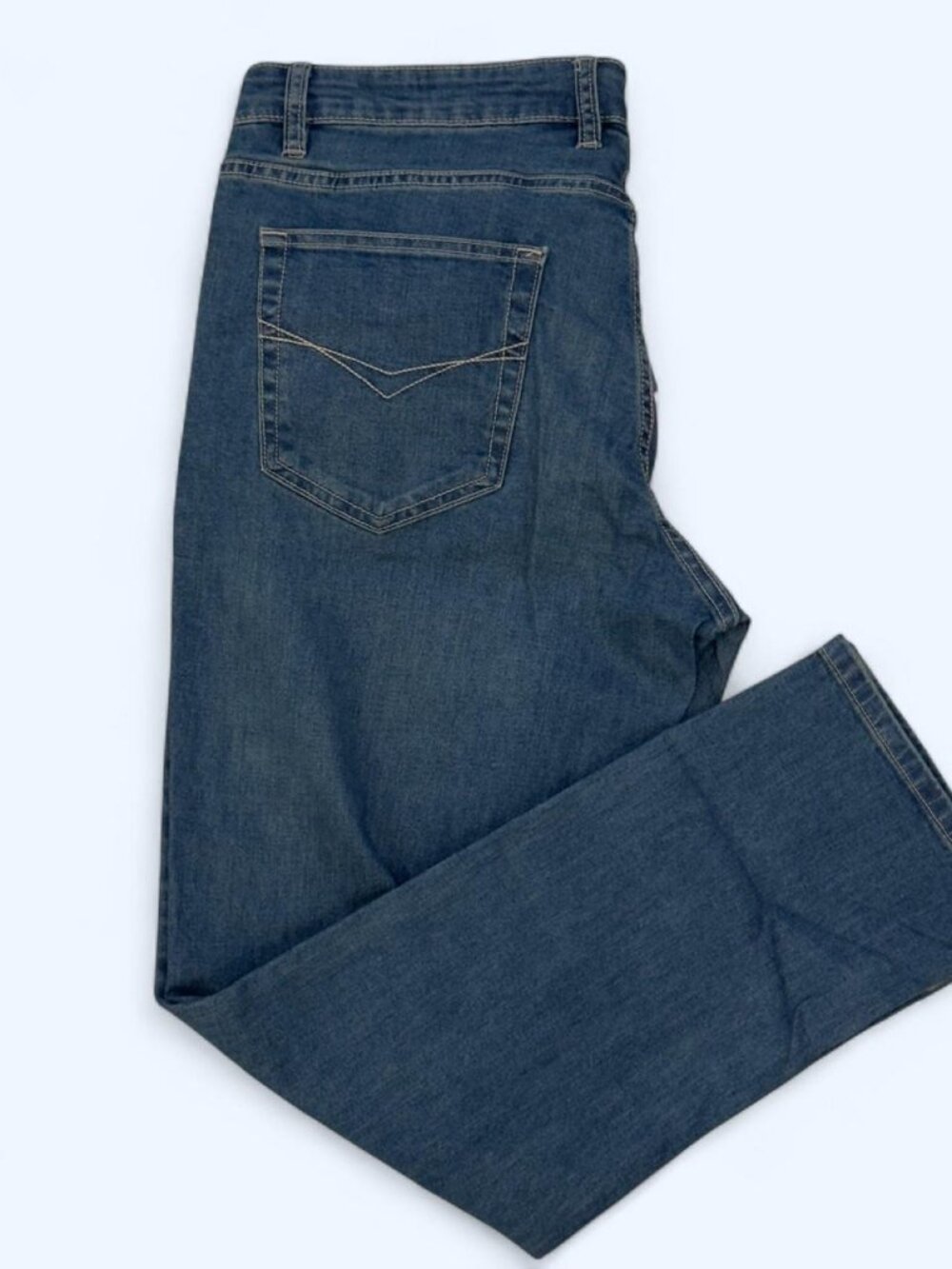 NWT Scott Barber Straight Fit Comfort Stretch Blue Jeans - 34x30 👖